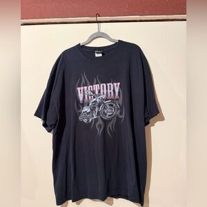 Vintage Victory Motorcycles USA Biker Tee